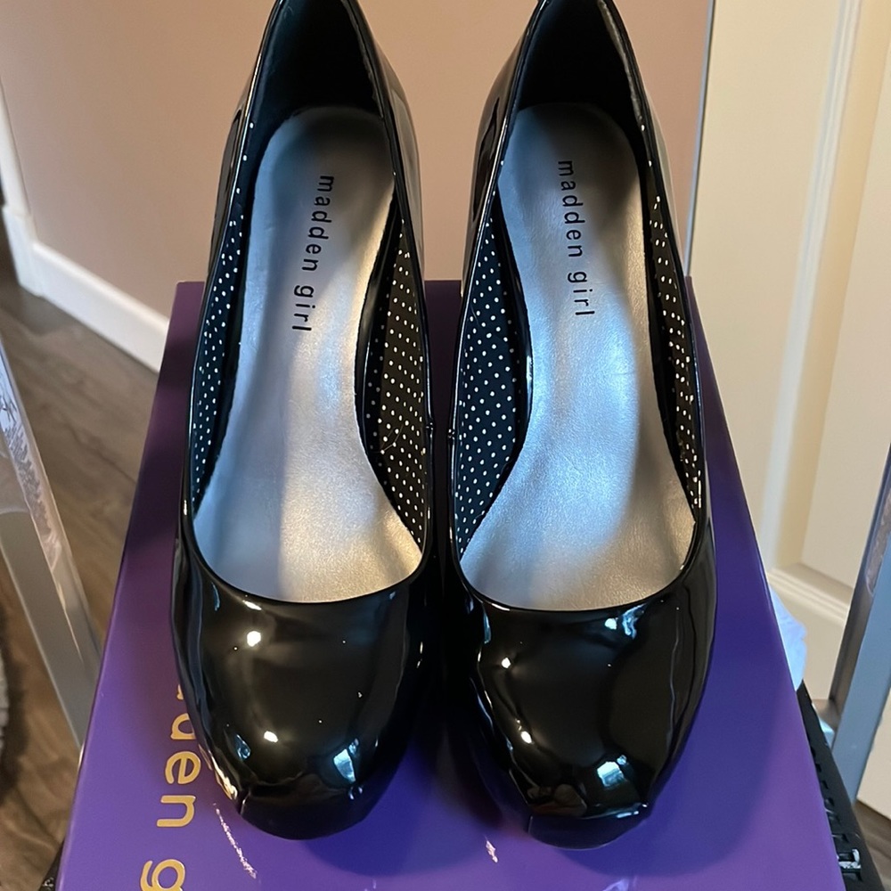 Black high heels